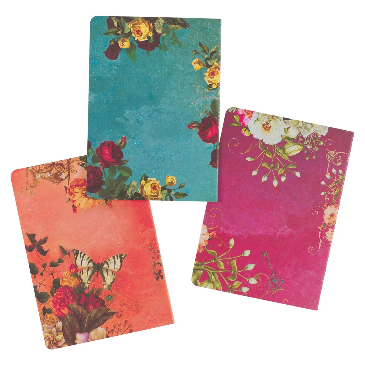 Hope, Grace, and Be Still Secret Garden Notebook Set