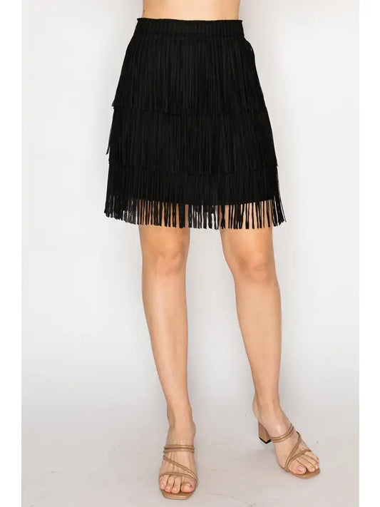 Black Flirty Skirt