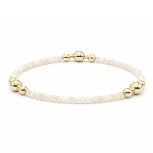 The Nantucket Shimmer Winter White Bracelet