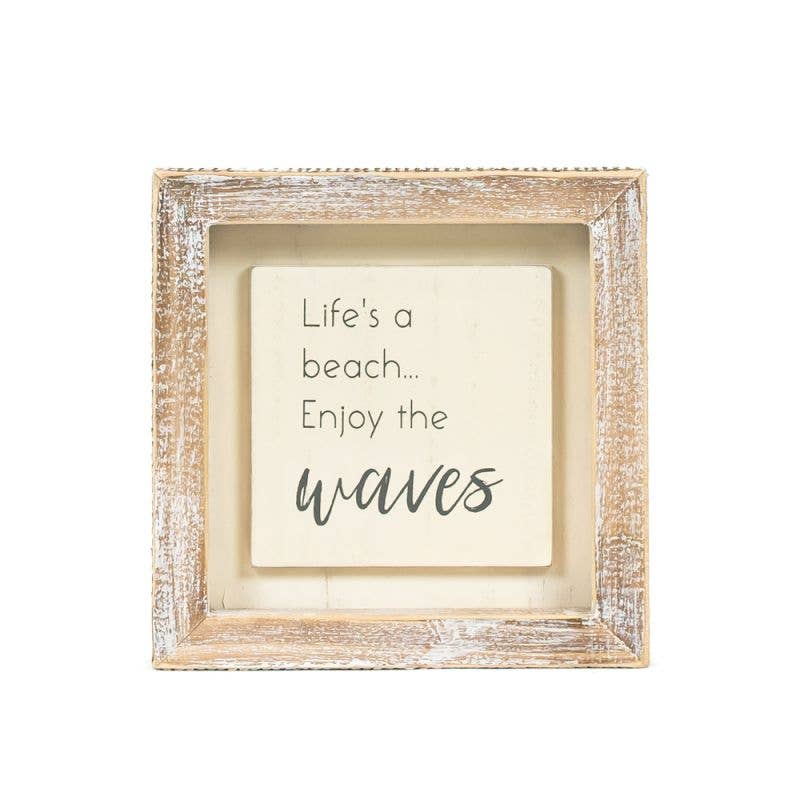 Waves Frame Sign