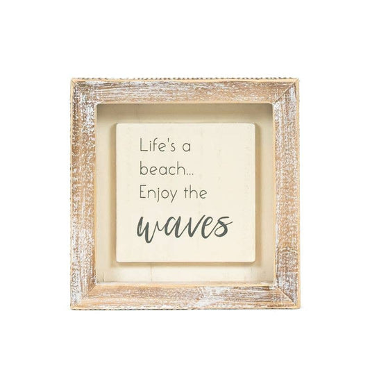 Waves Frame Sign