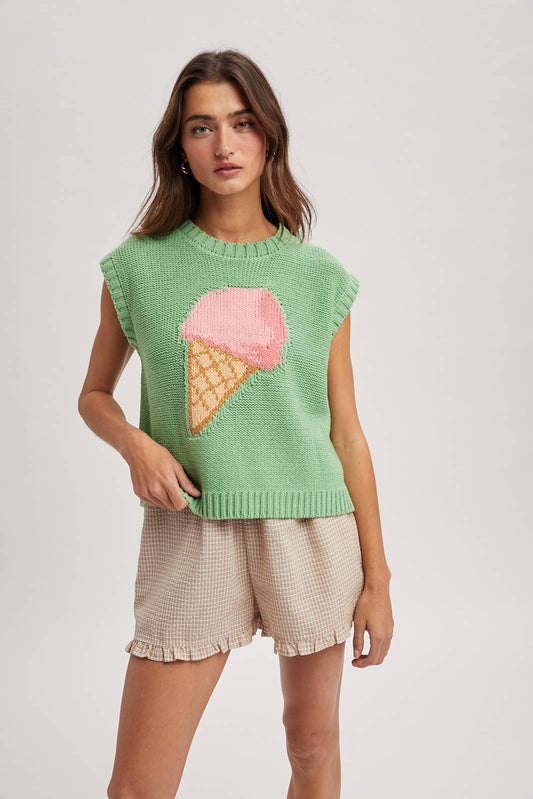 Ice Cream Sweater Top