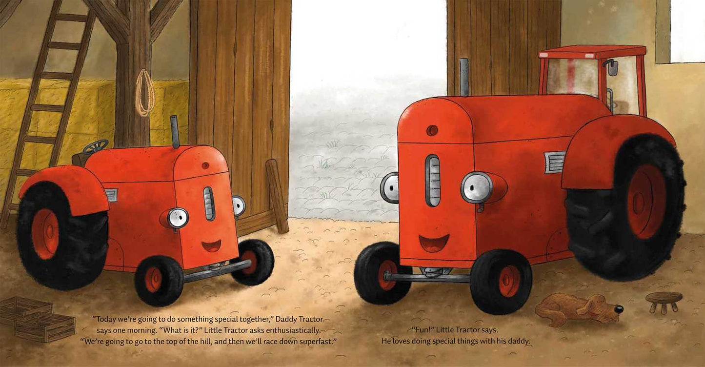 Little Tractor Is Brave Book by Natalie Quintart