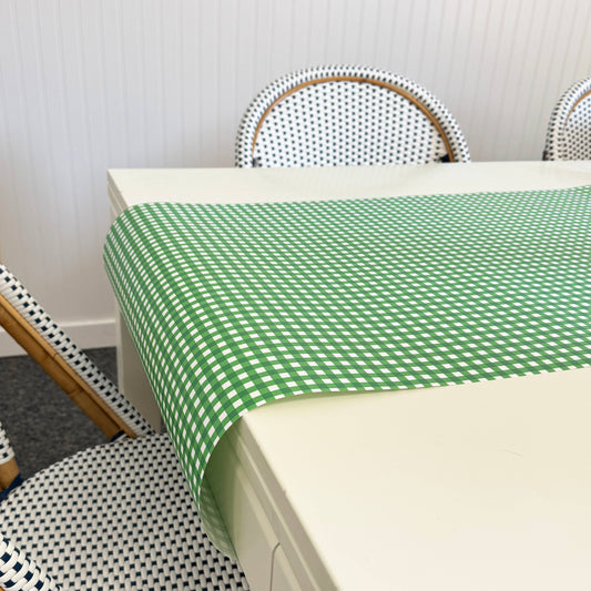 Paper Table Runner | Bamboo Fret | Green