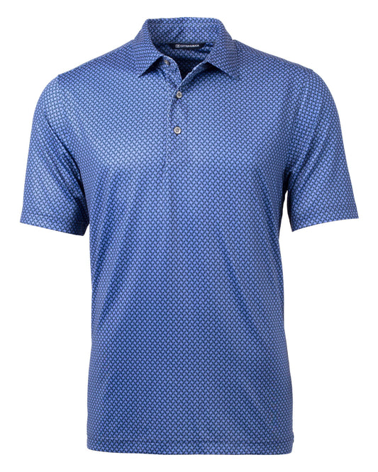 Pike Banner Print Stretch Men's Polo