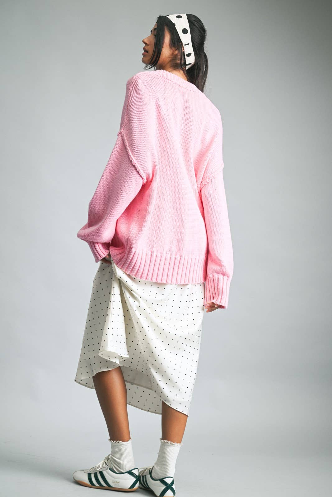 Strawberry Scoop Knit Sweater