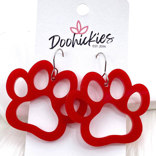 Dawgs Paws in Vibrant Red