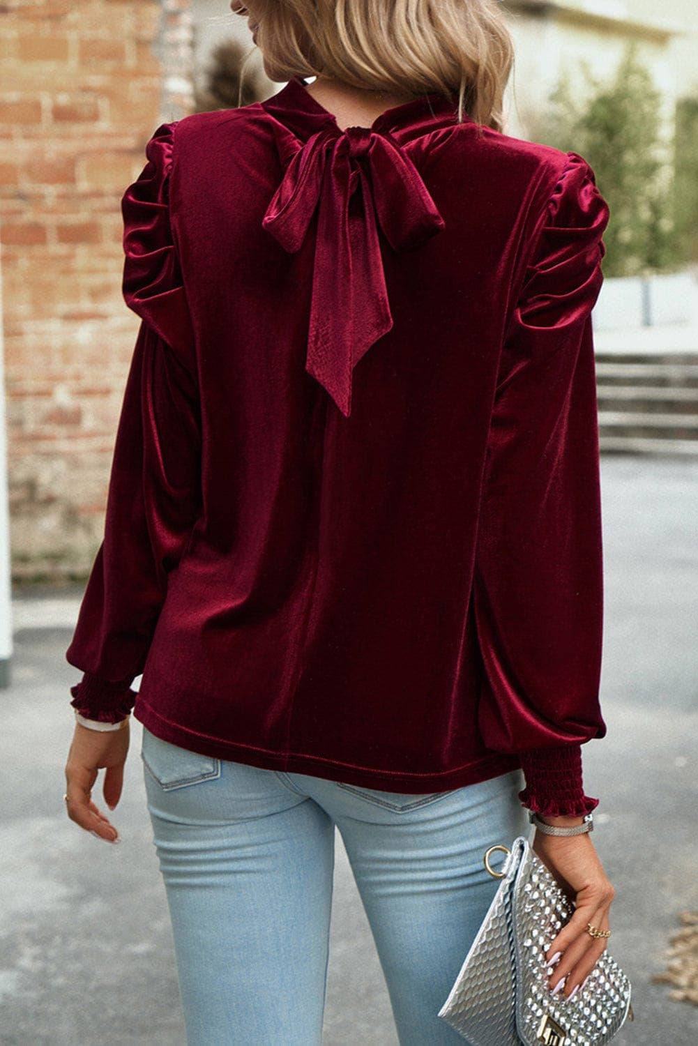 Heni Velvet Blouse