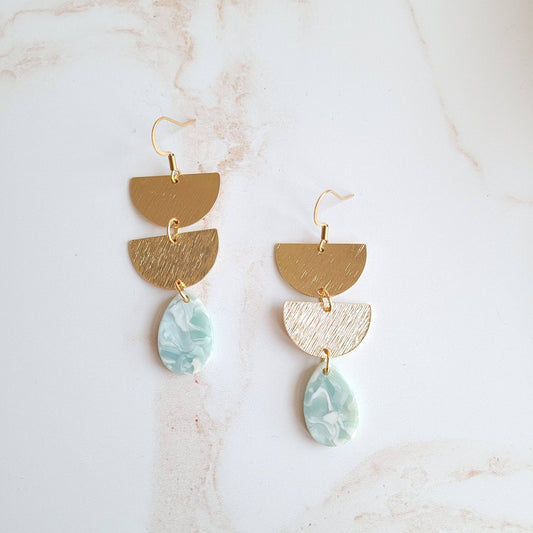 Aria Aquamarine Earrings