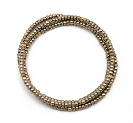 Bronze + Gold Filled Bracelet Classic Stack