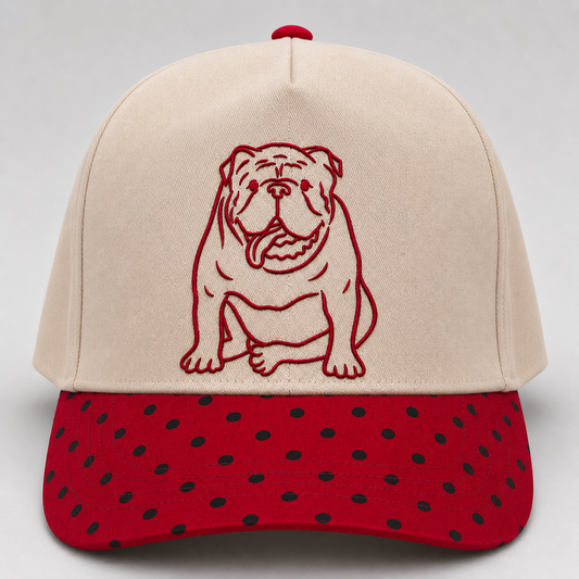 Bulldog Embroidered Hat