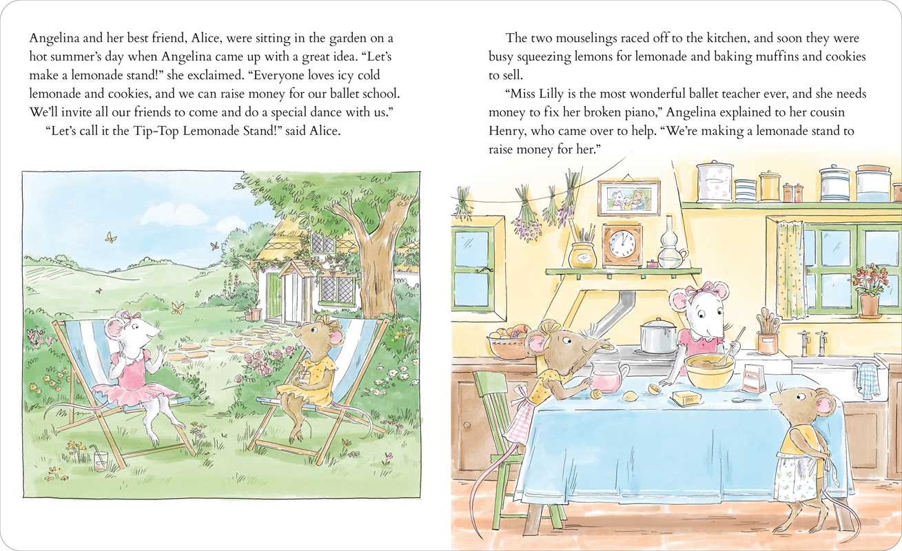 Angelina's Tip-Top Lemonade Stand by Katharine Holabird