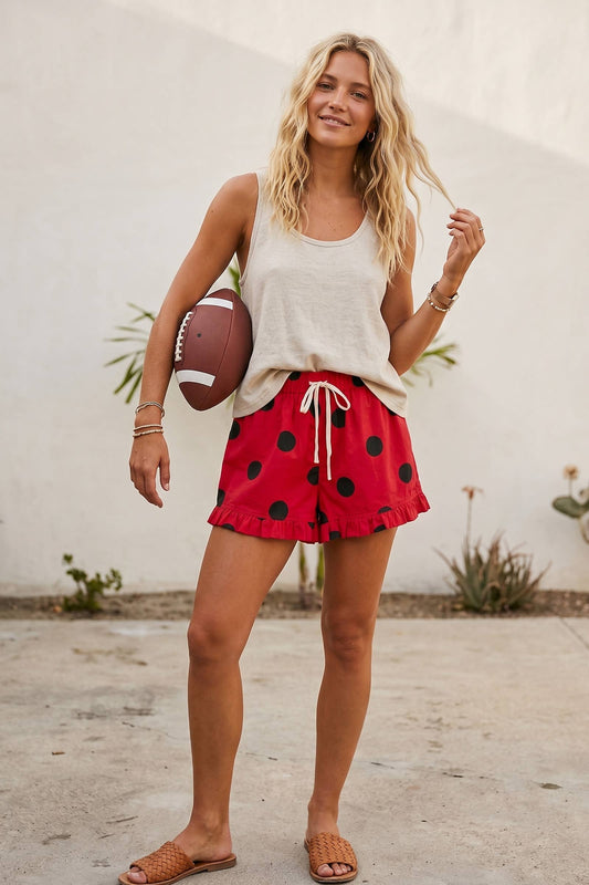 Gameday Polka Dot Shorts
