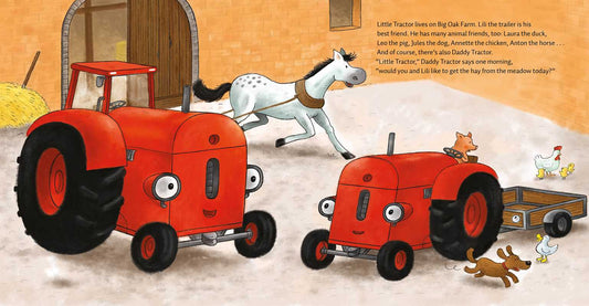 Little Tractor and the Baby Deer Book by Natalie Quintart
