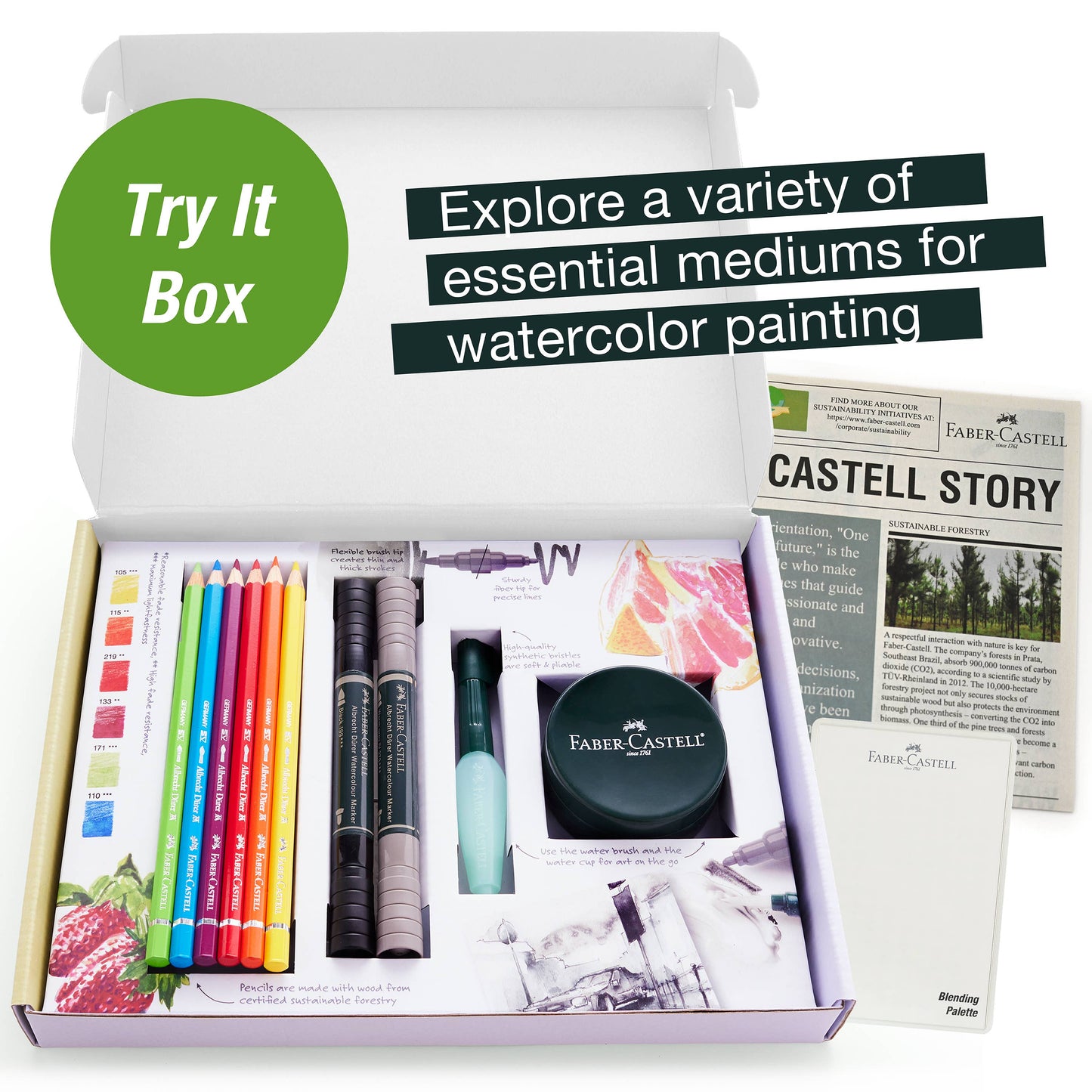 Try It Art Box - Wet Artist Mediums Assortment