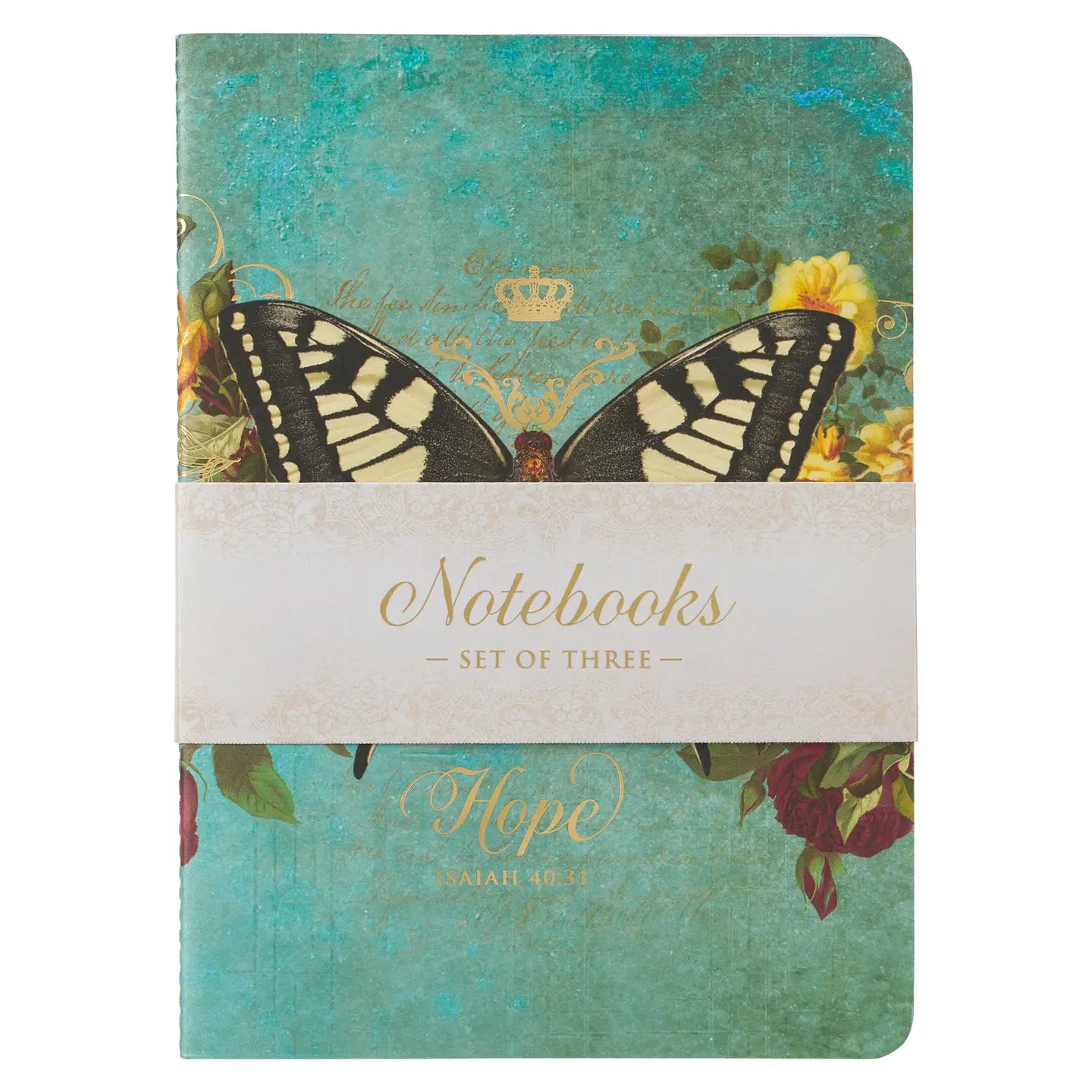 Hope, Grace, and Be Still Secret Garden Notebook Set