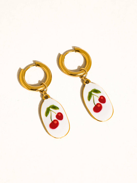 Larmes Cherry Dangle Earring