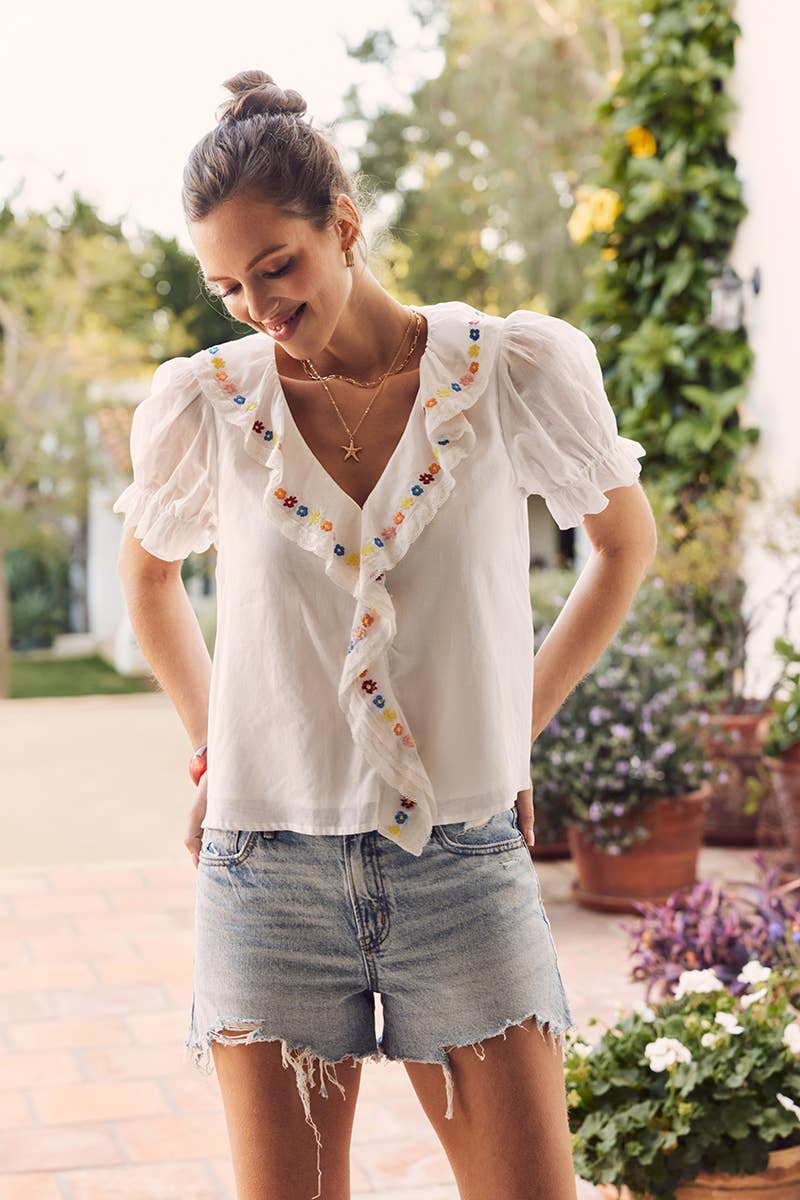 Romantic Ruffle Blouse