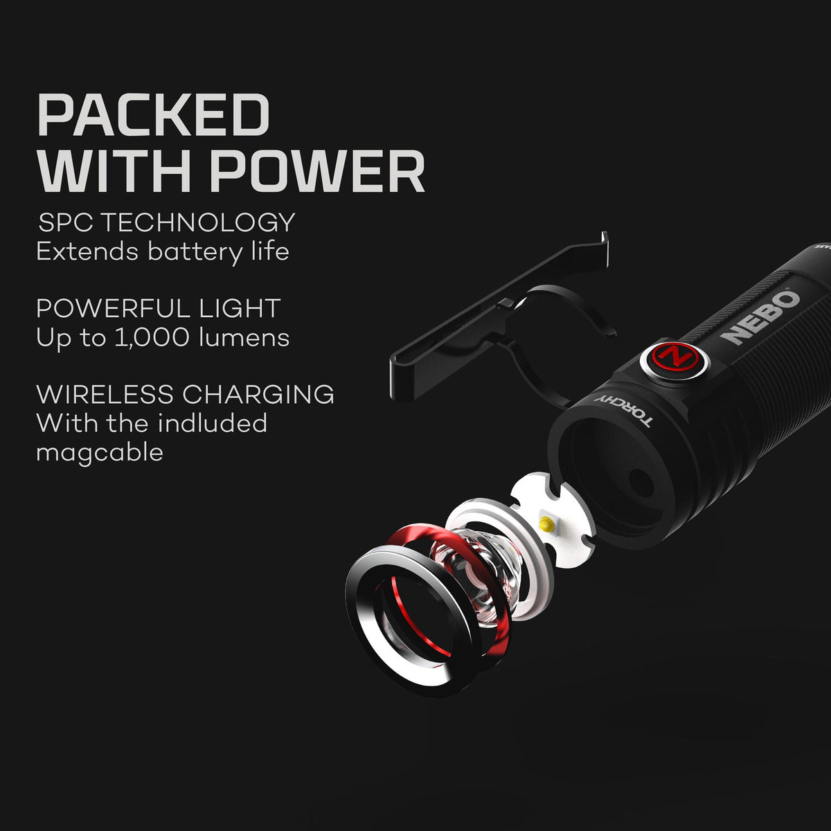 Torchy Flashlight, Rechargable