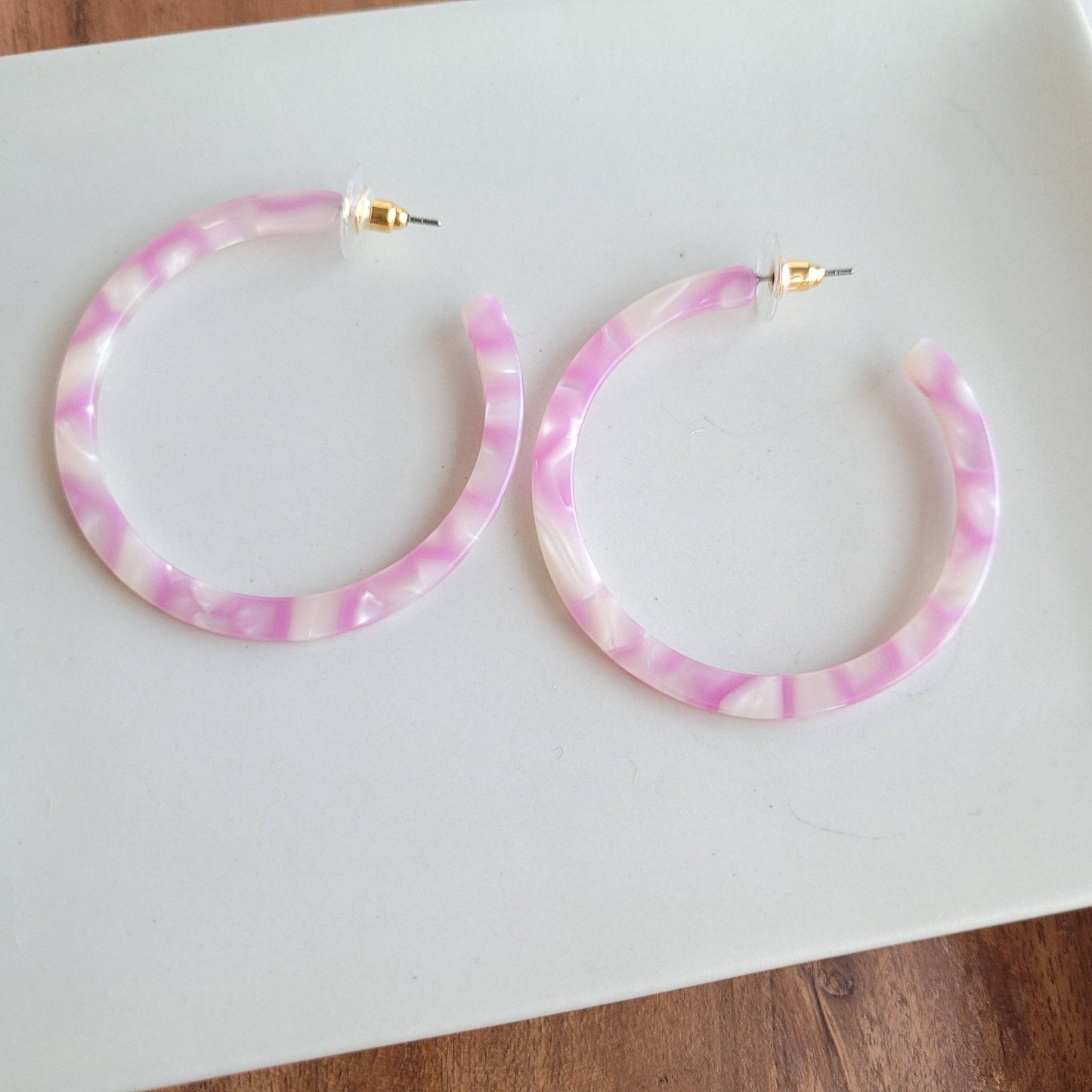 Cameron Bubblegum Pink Hoops