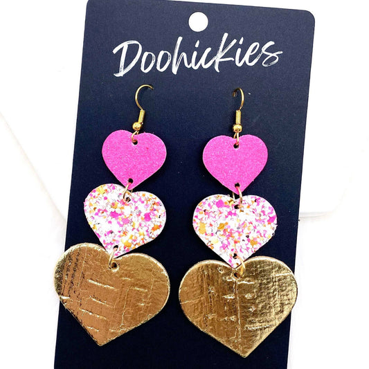 Waterfall Hearts Earrings