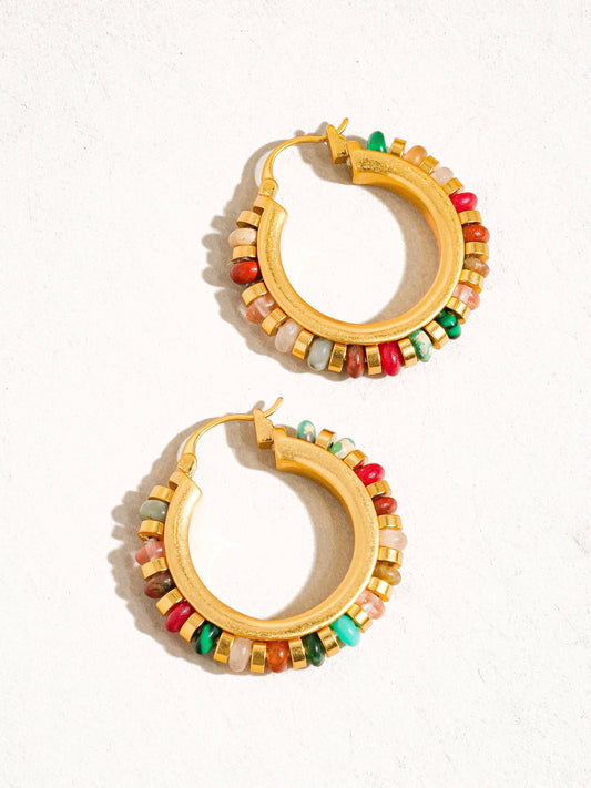 Capri Resort Hoop Earring
