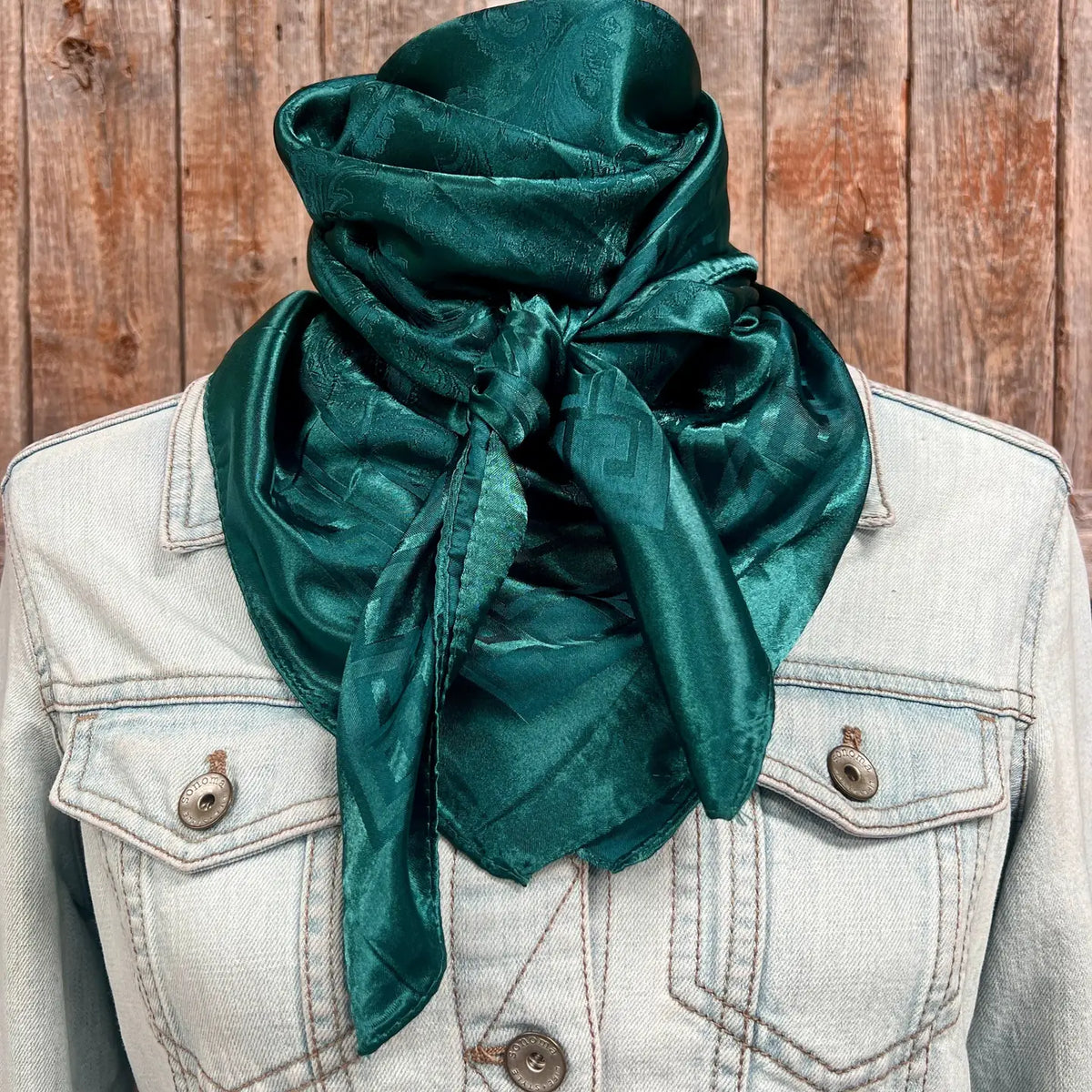 35 X 35" Jacquard Wild Rag