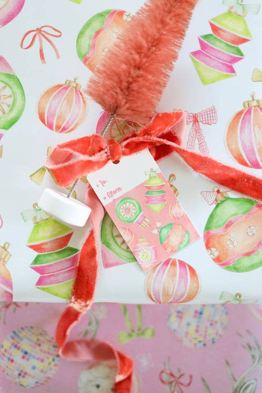 Vintage Ornaments Gift Tags