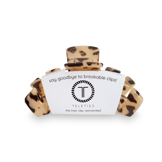 Classic Blonde Tortoise Clip - Medium