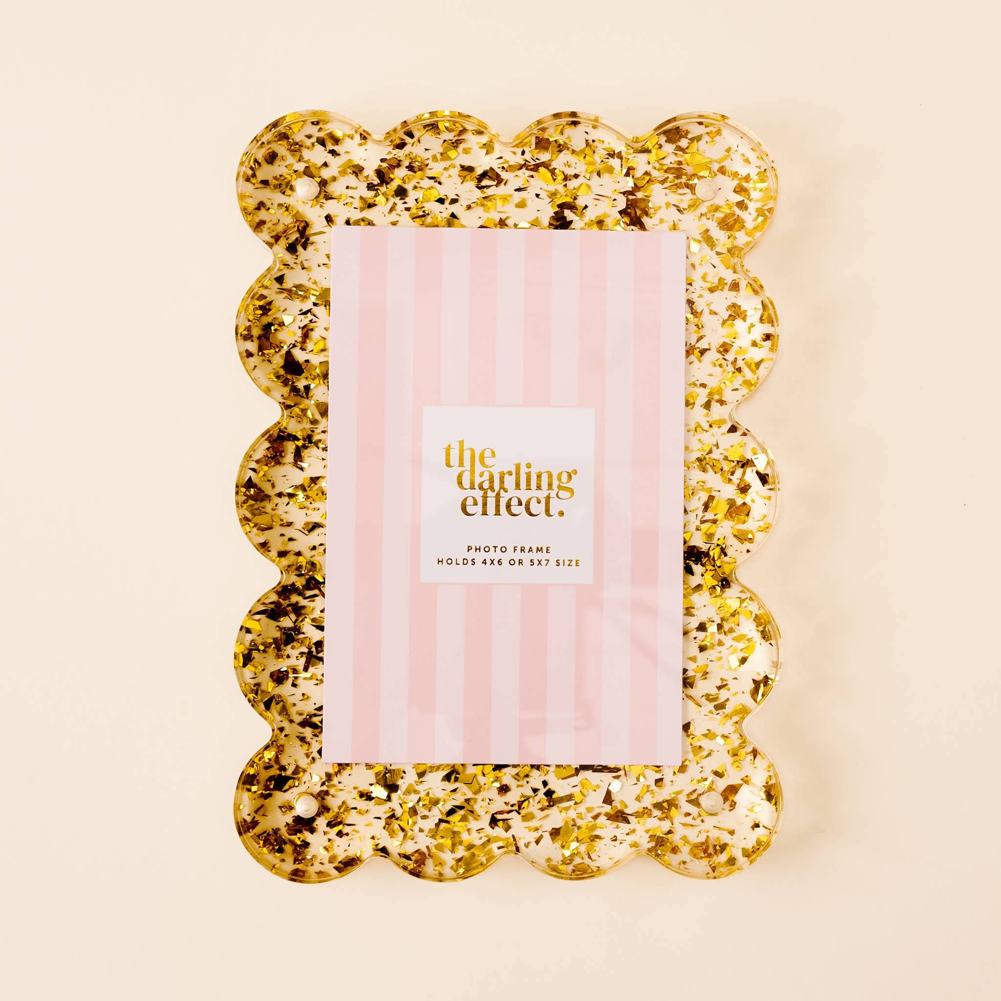 Rectangle Scalloped Acrylic Frame - Thumbnail 2