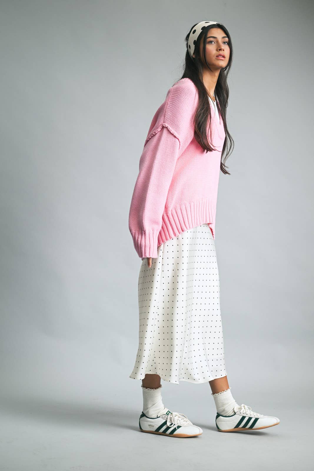 Strawberry Scoop Knit Sweater
