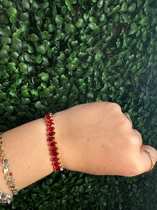 Red Opal Marque Bracelet