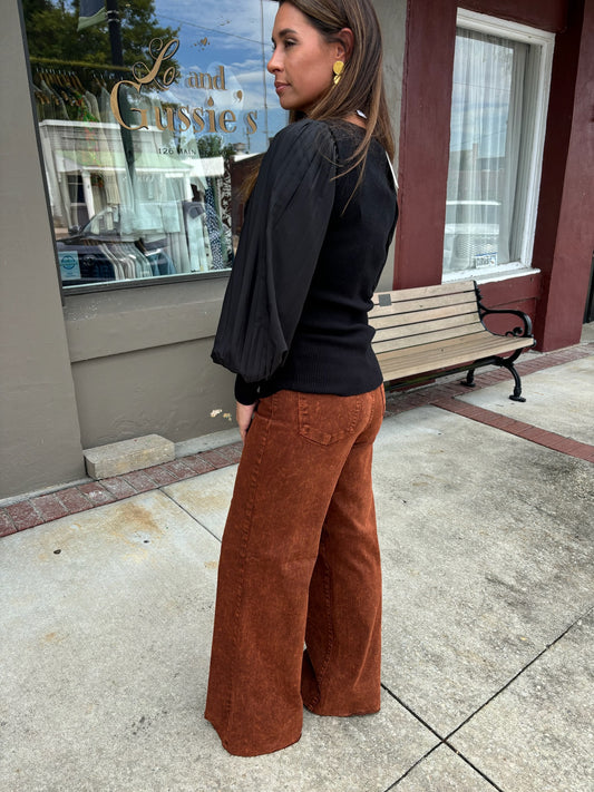 Judy Blue - Pumpkin Spice Raw Hem Jeans