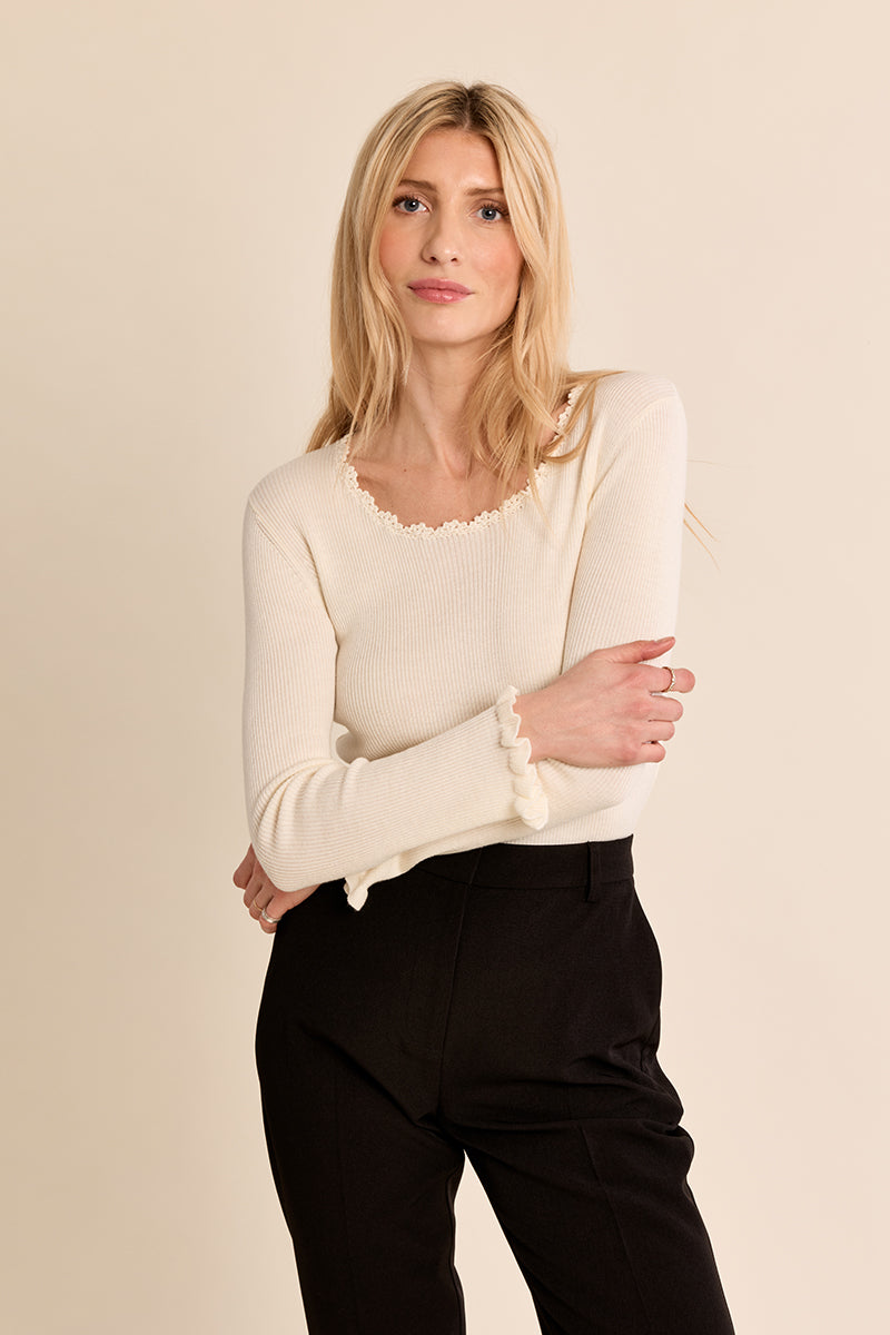 Daisy Detail Knit