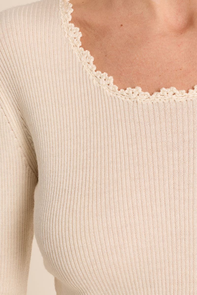 Daisy Detail Knit