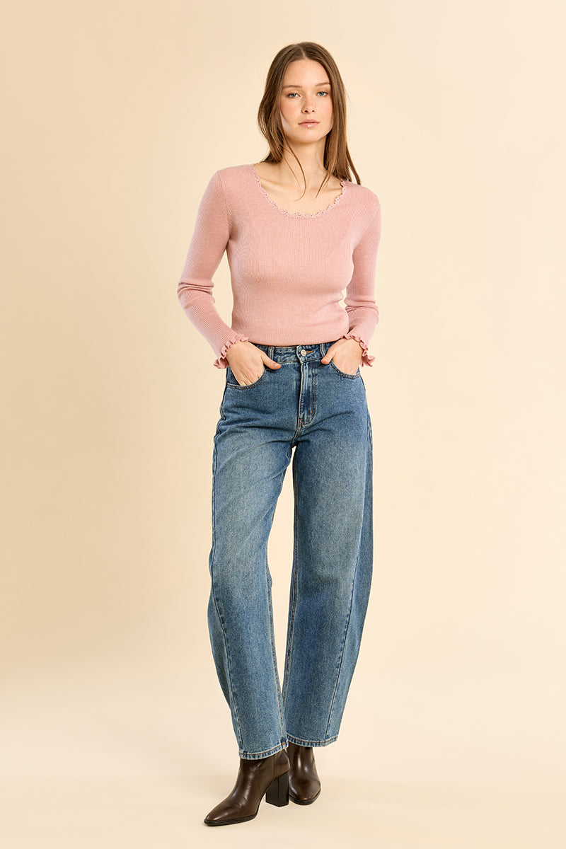 Daisy Detail Knit