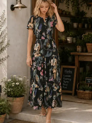 Fiona's Floral Dress