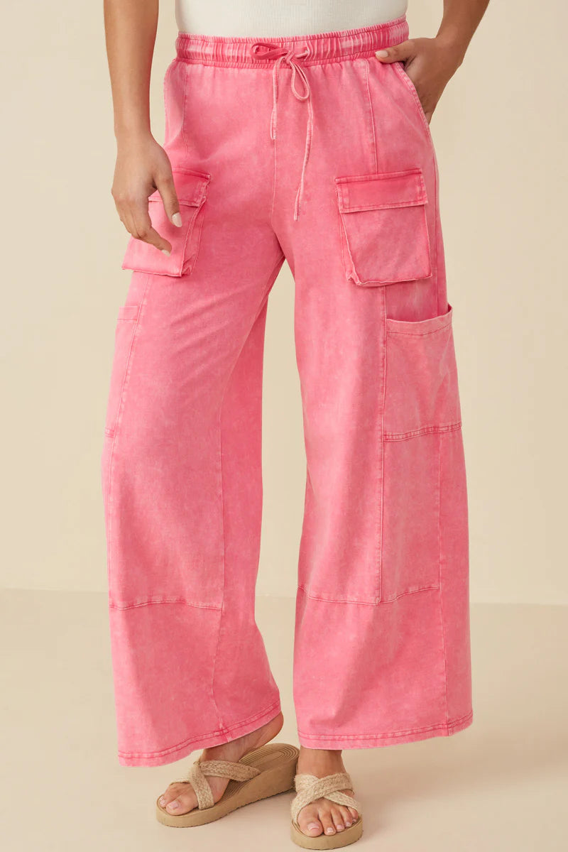 The Lanier Pink Cargo Pants