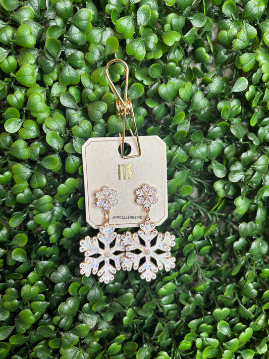 Snowflakes Dangle Earrings