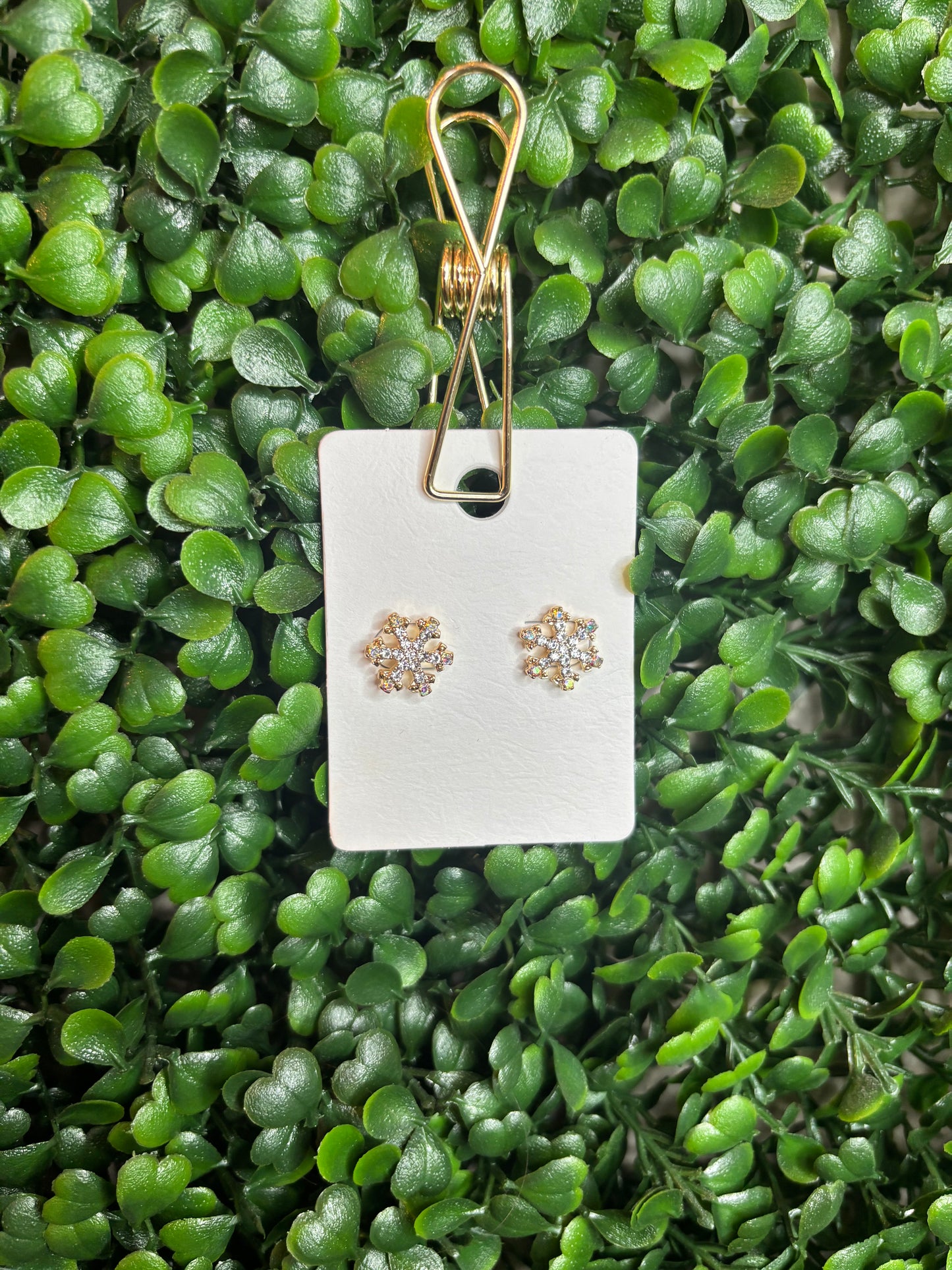 Snowflake Stud Earring