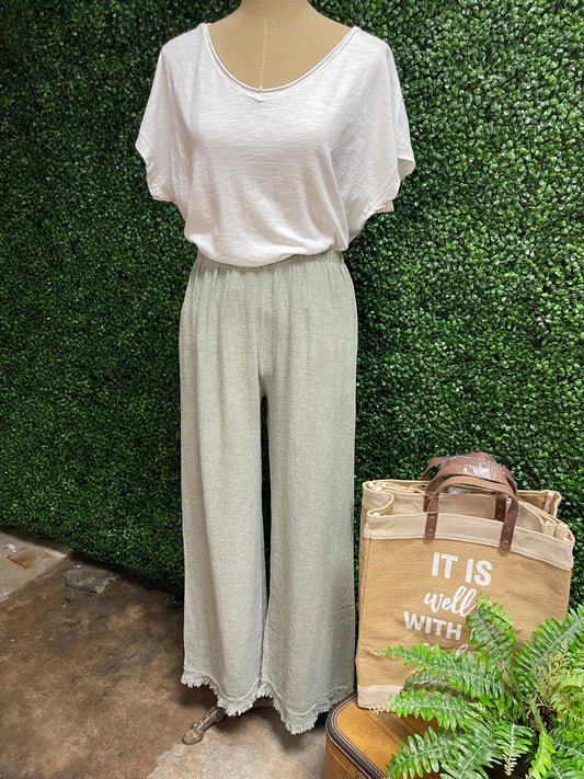 Mesh Linen, Sage Green