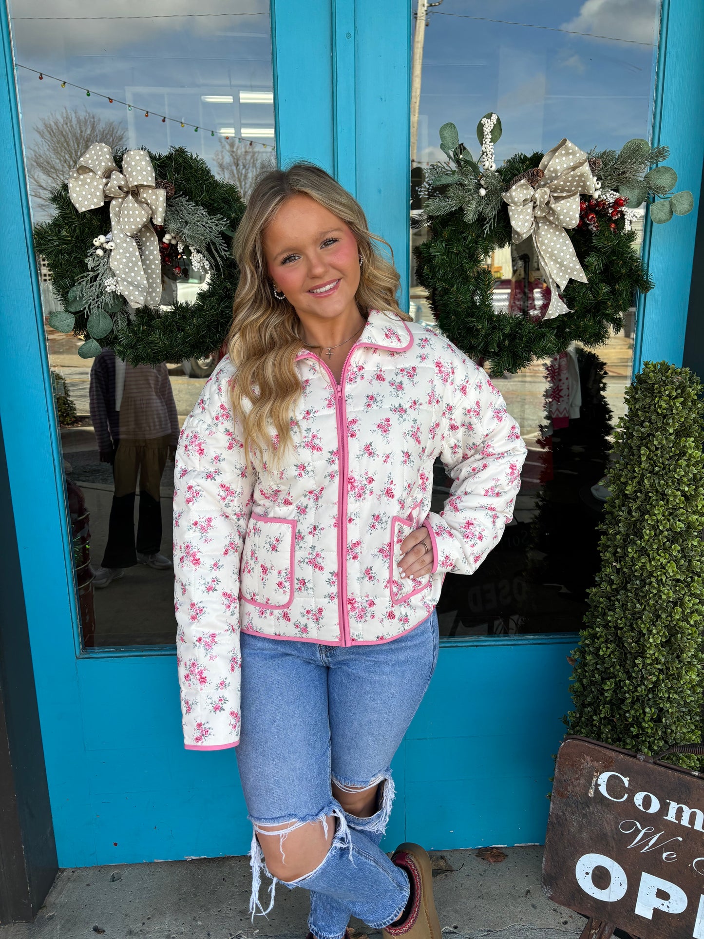 Emma's Floral Quilt Jacket