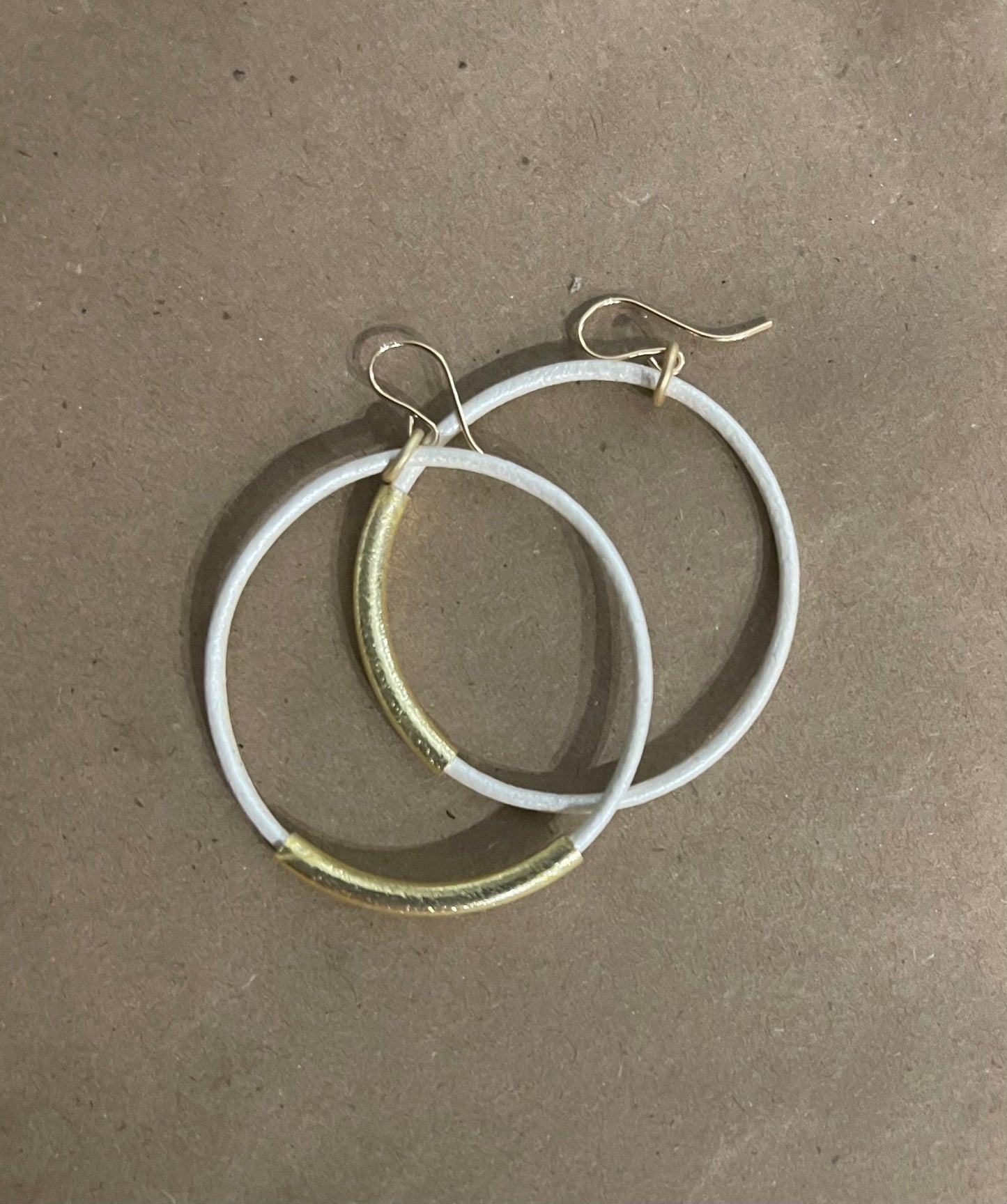 cv designs, Leather Hoops