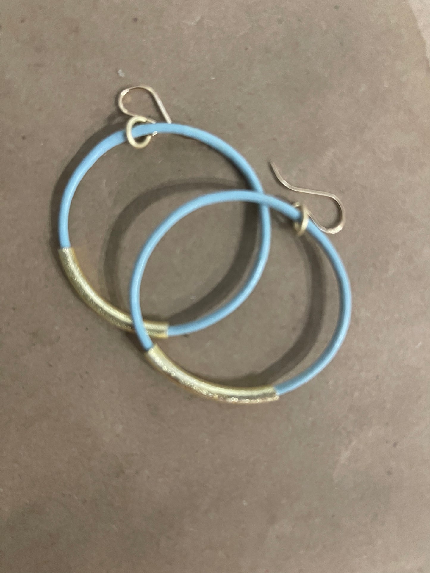 cv designs, Leather Hoops