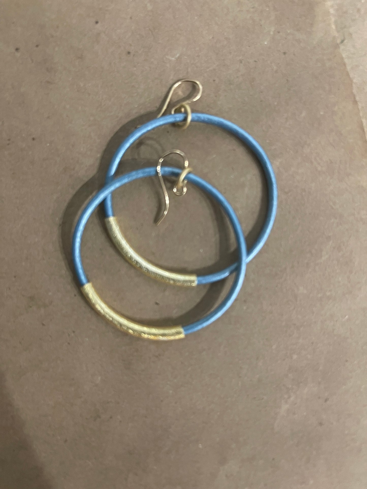 cv designs, Leather Hoops