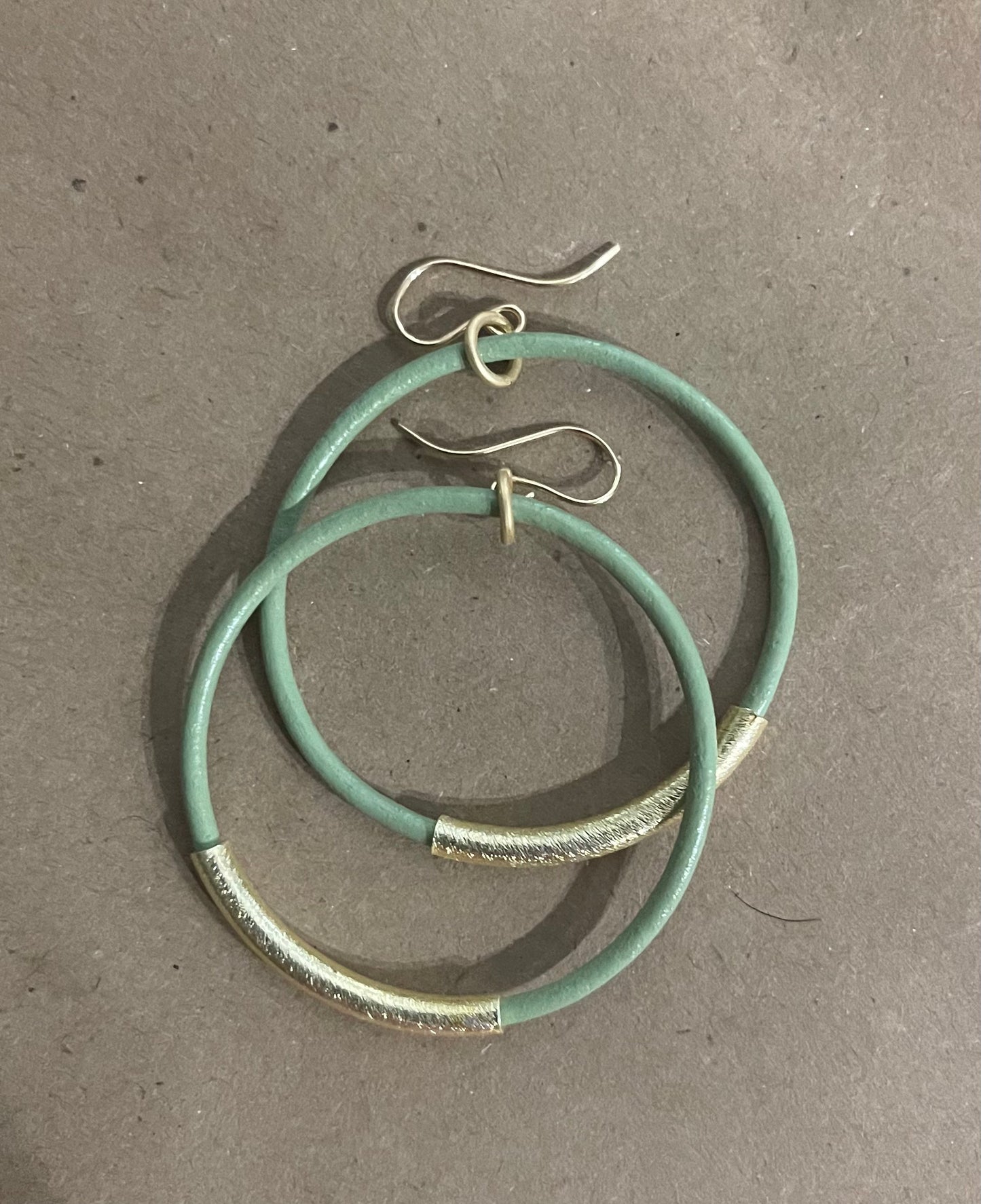 cv designs, Leather Hoops