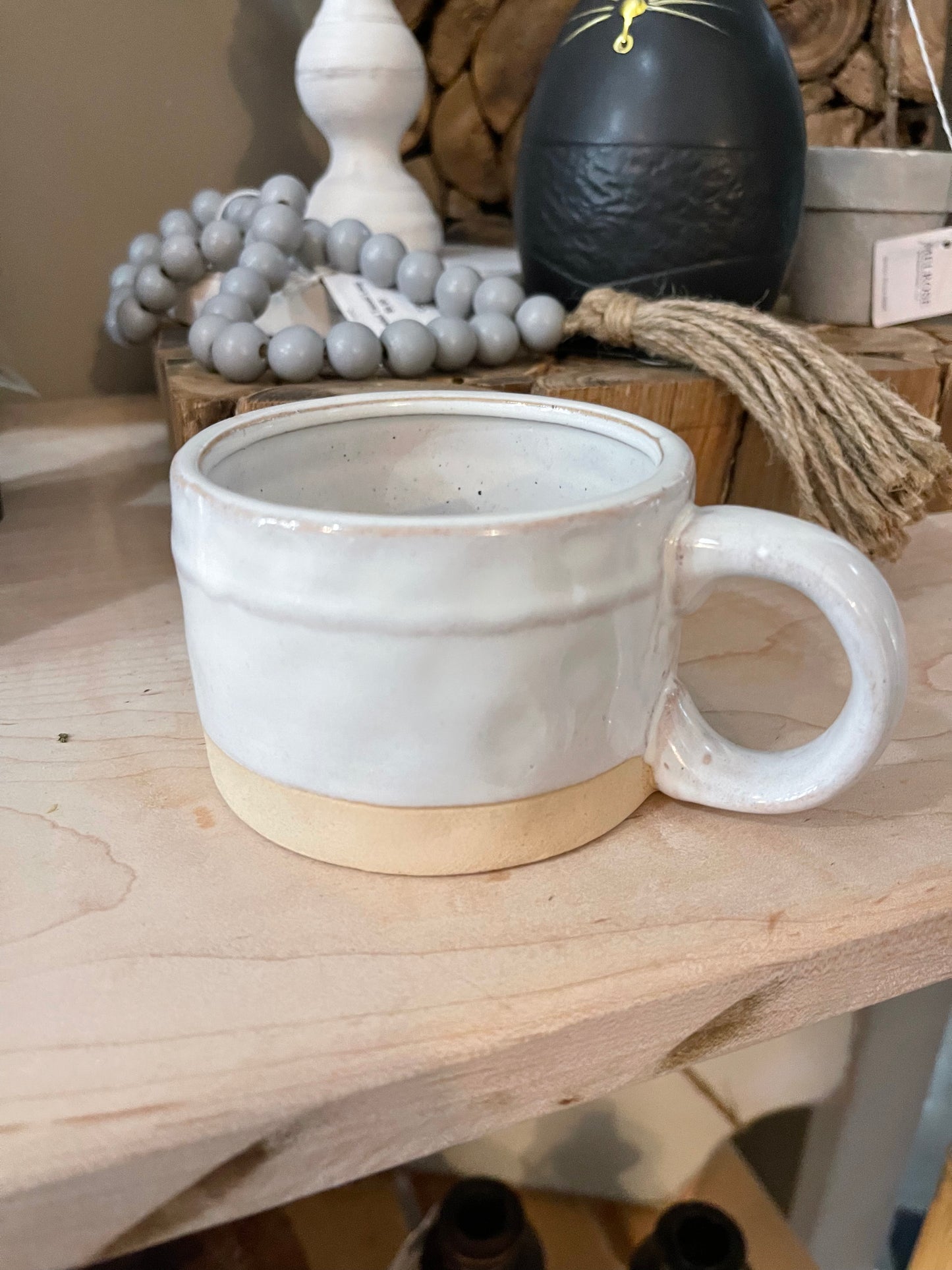 Petite Coffee Cup & Creamer