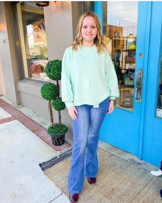 Simple Comfy Mint Sweater