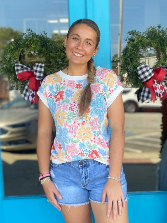 Donna's Floral Top