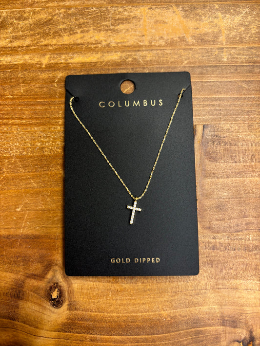 Nouwen CZ Cross Necklace